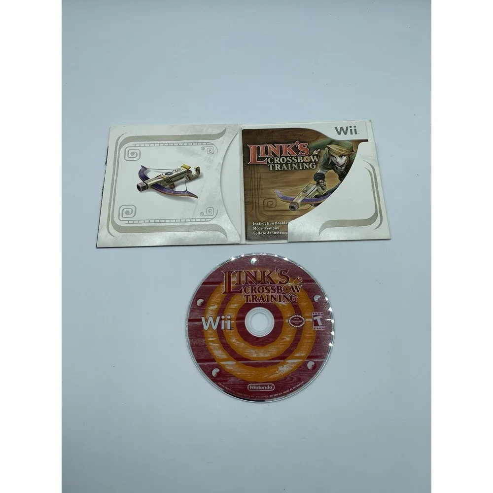 Link's Crossbow Training  (Nintendo Wii,‎ 2007) Complete With Manual